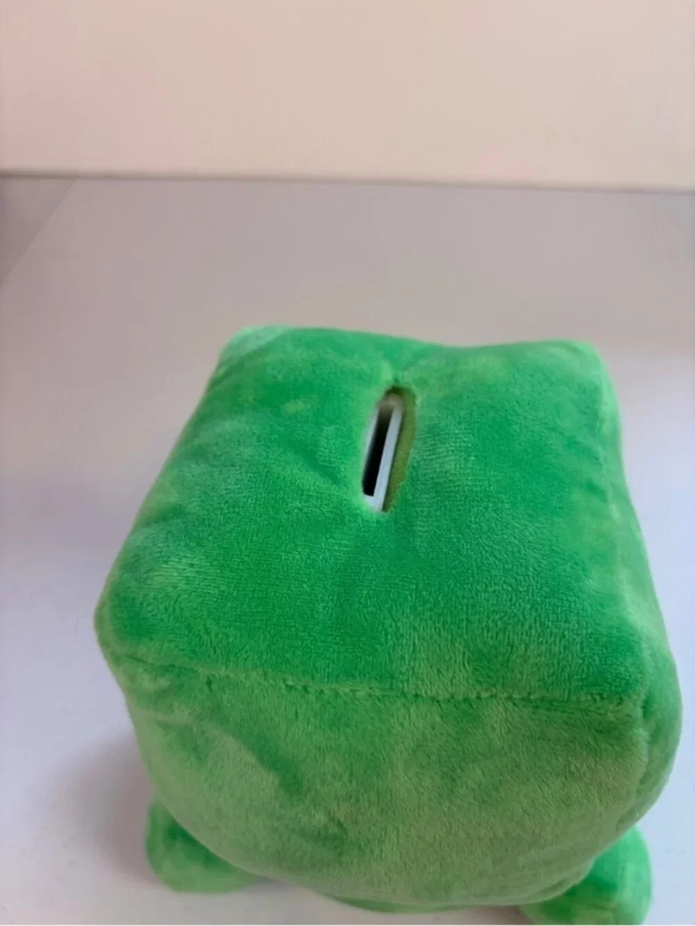 Minecraft Video Game Green Creeper Stuffy Stuffed Plush Coin Piggy Bank